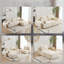 Canapés modulaires modernes en mousse à mémoire de forme pour salon sans assemblage avec coussins-490661521
