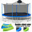 Trampoline solide avec panier de basketball