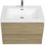 Meuble-lavabo simple 29,53 po avec plateau en résine-310394605