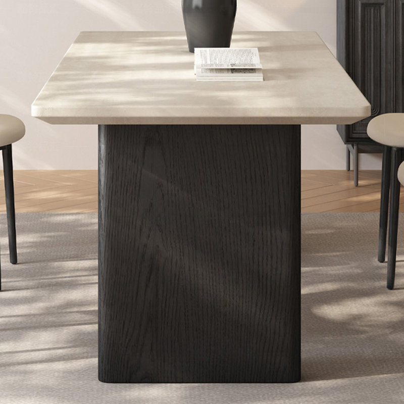 Rectangular household dining table, 29.52"H x 70.86"L x 31.49"W