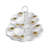 Vida Alegria Two Tiered Egg Server (White)