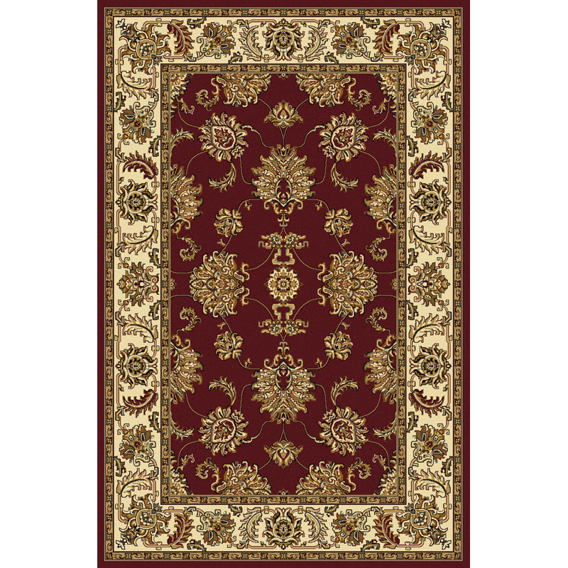 Tapis bordeaux Antioch, Rectangle 7 pi 9 po x 9 pi 6 po