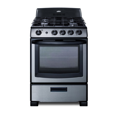 Cuisinière à gaz autoportante 24 po 2,9 pieds cubes Pro Line