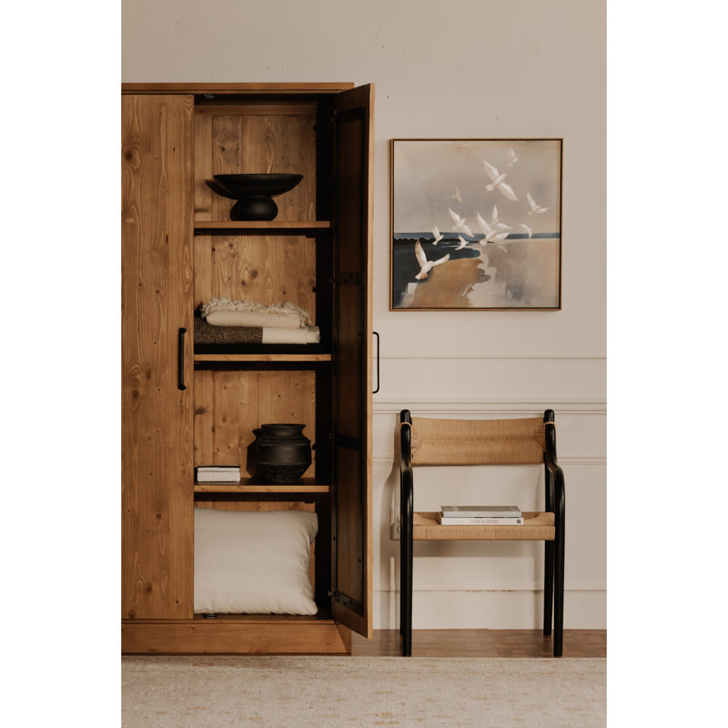 Kenny Solid Wood Arm Chair