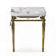 Console de lavabo murale en céramique dorée et blanche de 71 cm (28 po) avec pattes de support en acier inoxydable et porte-serviettes