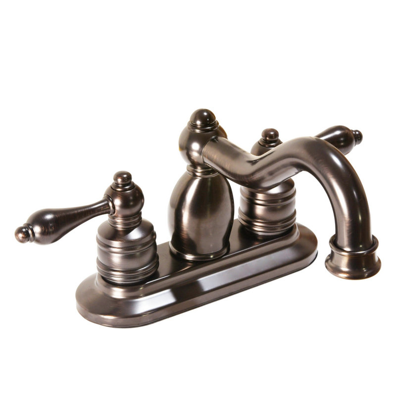 Robinet de salle de bain Castille, Bronze huilé