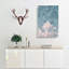 White Clouds Reaching Upwards - Wrapped Canvas-56639023