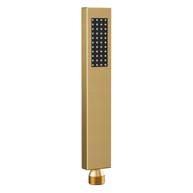 High Pressure Handheld Shower Head, 1.8 GPM, Brushed Gold