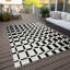  Rectangle Malek 1'8" X 2'6" Indoor/Outdoor Area Rug with Non-Slip Backing-753312018