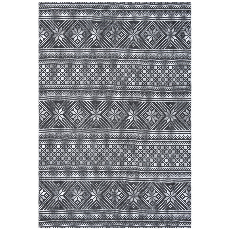 Reuben Hand Loomed Cotton Southwestern Rug, Rectangle 4' x 6'