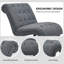 Chaise d'appoint rembourrée Abiha Canora Grey-1076409670