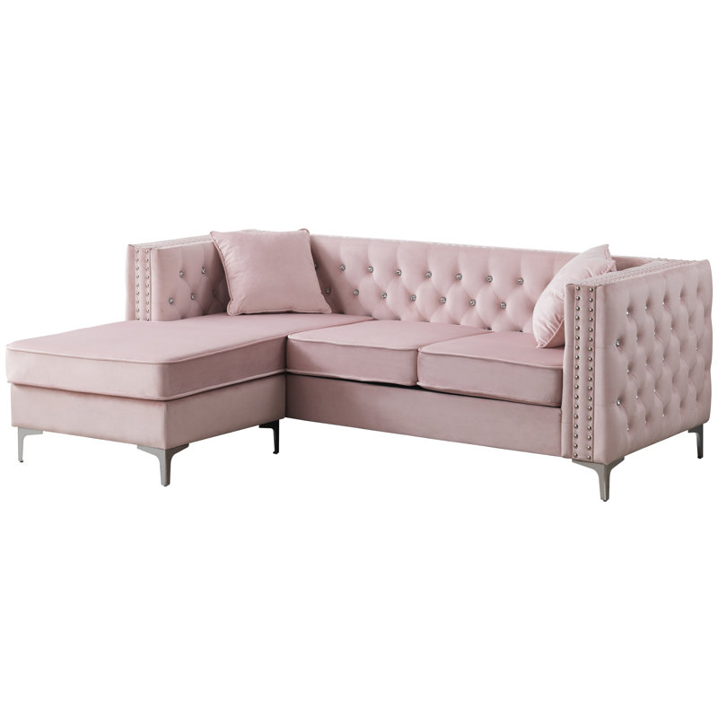 Sofa Chaise , PINK