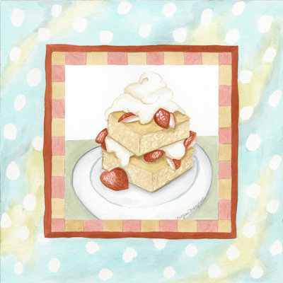 Strawberry Shortcake (AP) by Megan Meagher - Wrapped Canvas Print