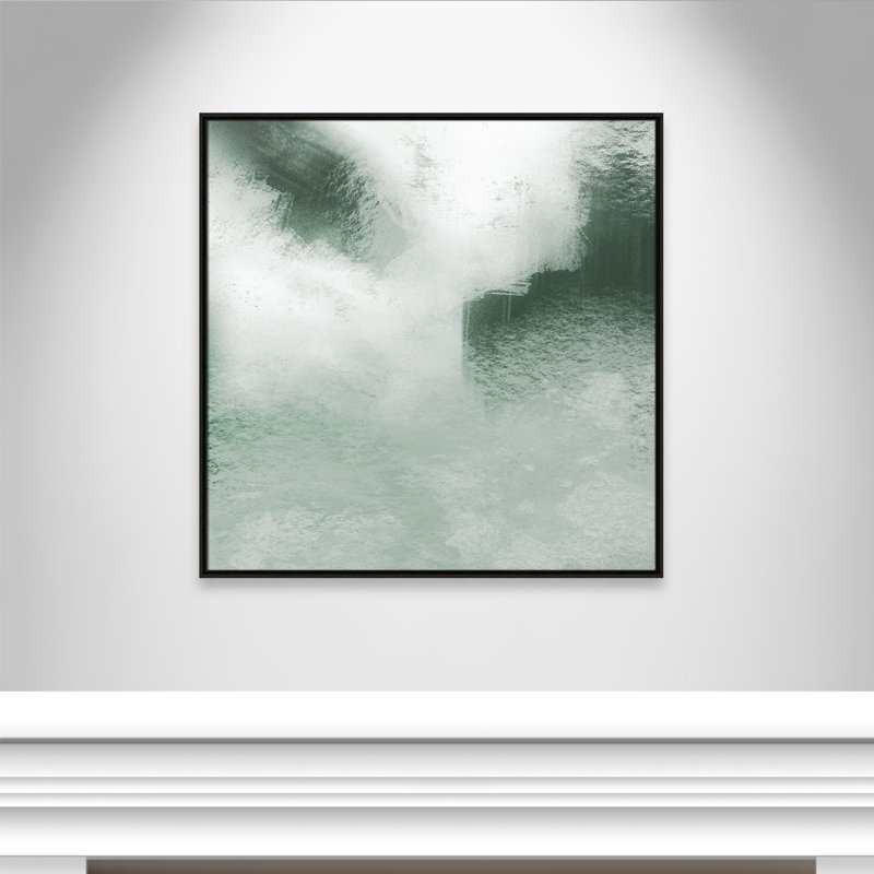 «Quietude Smudges II» par Marcus Prime, H 37,5 po x l 37,5 po, Espresso
