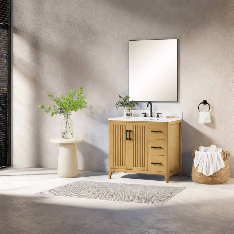Single Bathroom Vanity with Top