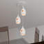Annaluiza 3 - Light White Cluster Pendant