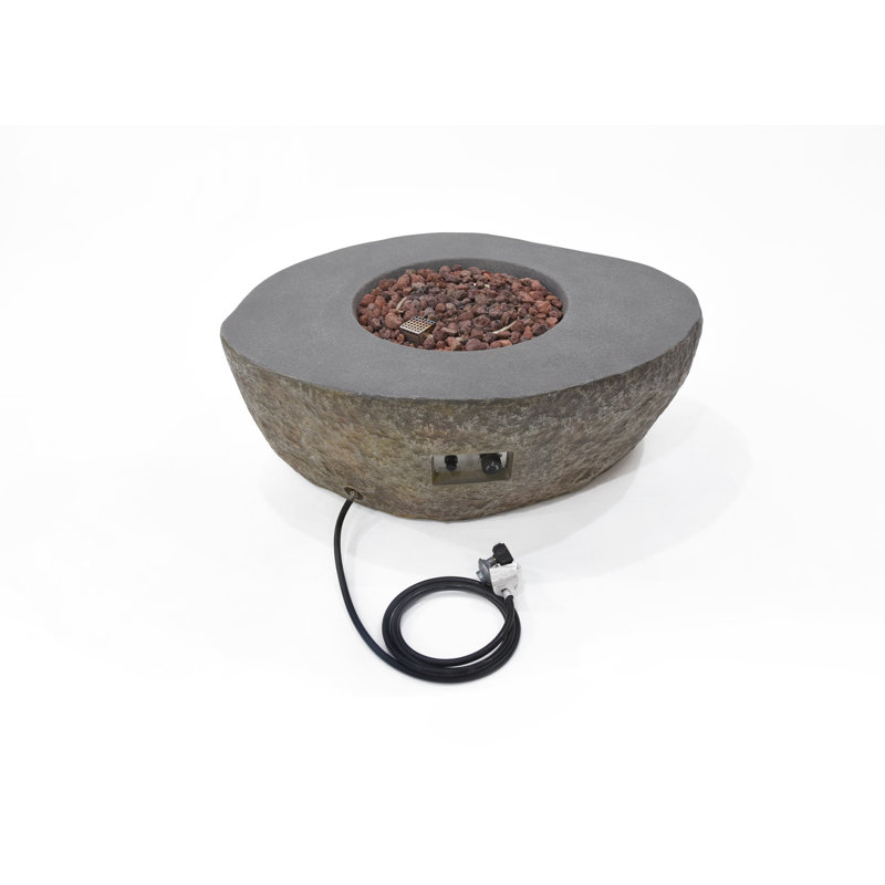 Elementi Boulder Fire Pit Table, Propane