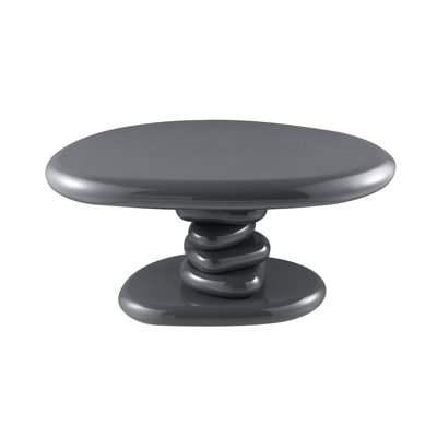 Charlene Gray High Gloss End Table