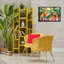 Cadre flottant Bright Mod Palms & Rectangles, design par LSR Design Studio-2105763788-2105763789