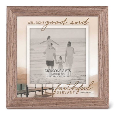 Photo Frame Well Done Good & Faithful