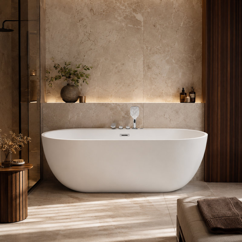 Baignoires à remous et bains à remous, baignoire spa moderne en acier acrylique pour la maison