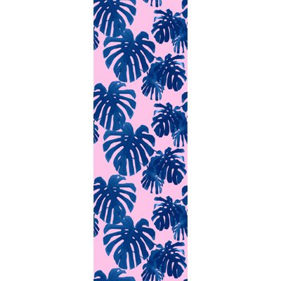 Rouleau de papier peint adhésif à motif de palmiers rétro amovible L 4,17 pi x l 25 po Zamora