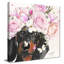 Flower Daschund (Square) par By Jodi - impression-811906837-811906839