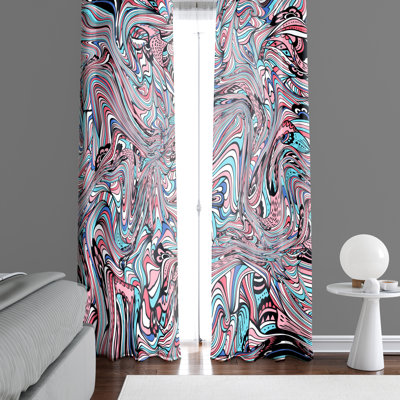 Semi Sheer Curtain Panel Pair