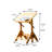 Minimalist Natural Wood Multi-functional Adjustable Easel