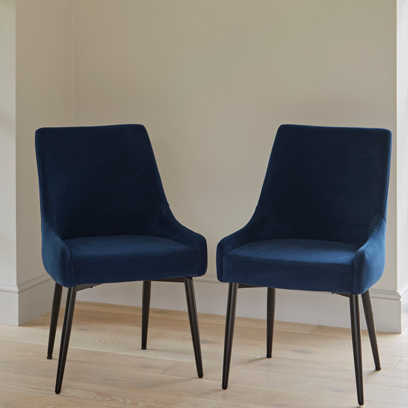 Dining Chairs - Set of 2, Black, Ink