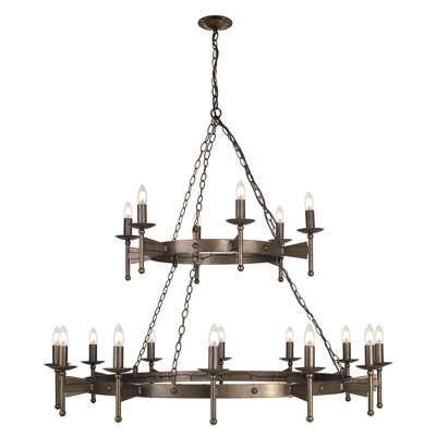 Stephine 18 - Light Candle Style Chandelier