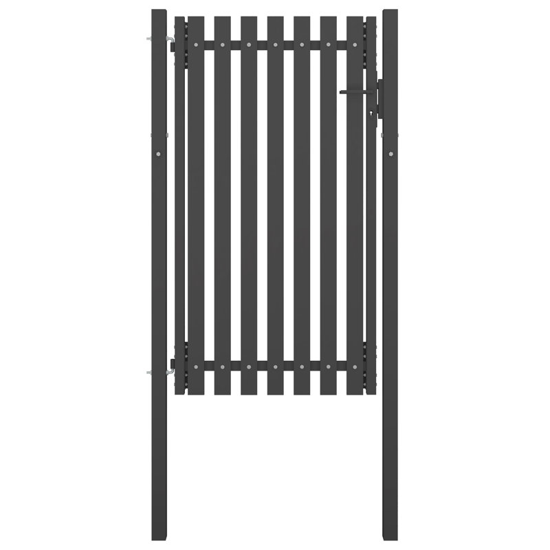 Parchure Anthracite Metal Gate, 225cm H x 99.06cm W