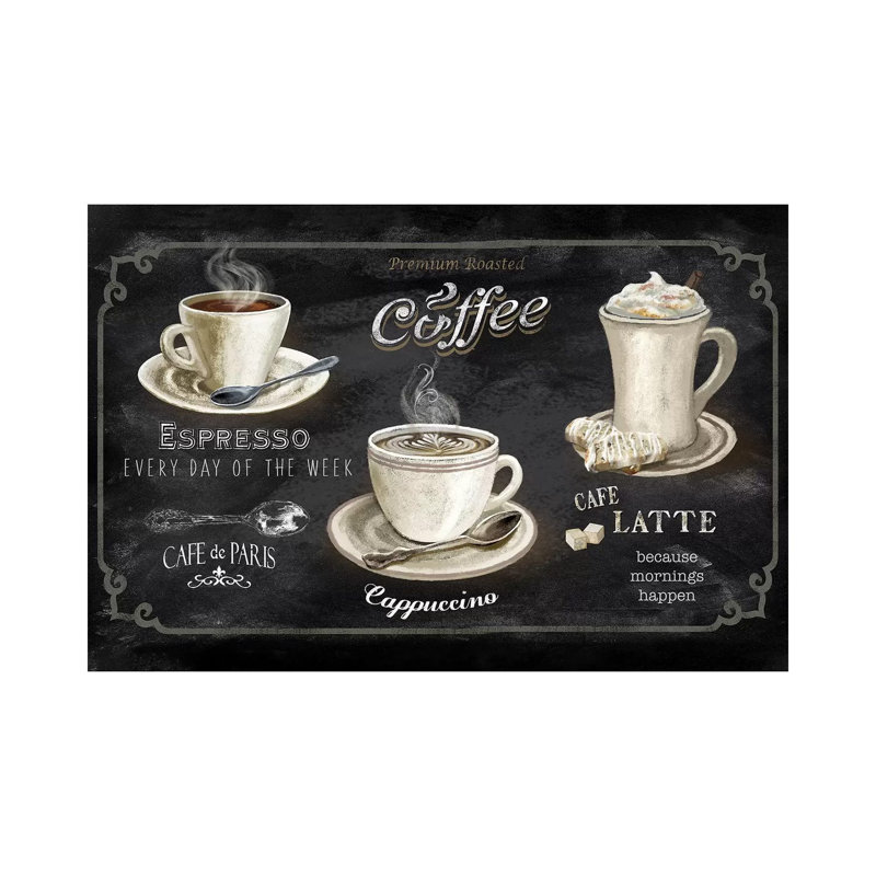 " Coffee Trio " by Conrad Knutsen, 12" H x 18" W x 1.5" D