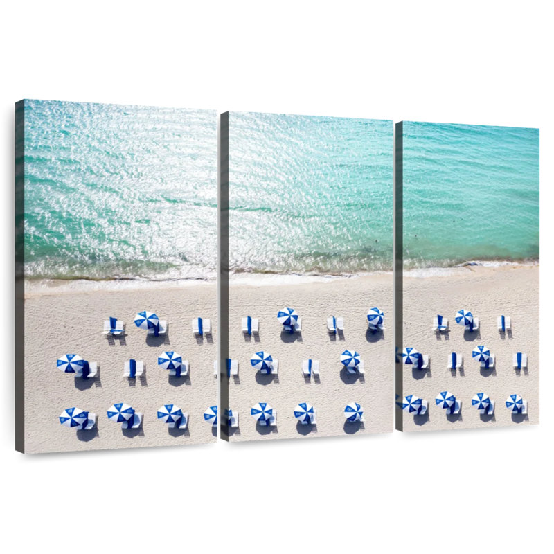 Nicci Aerial South Beach I, 48" H x 74" W