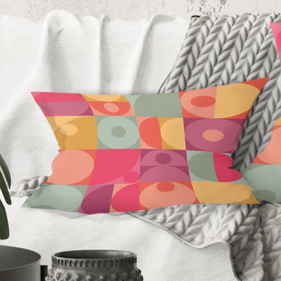 Coussin Geometric Retro Minimal I - Mid-Century Modern