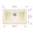 Vintera SILGRANIT 30" Single Bowl Apron-Front Farmhouse Sink-55644548