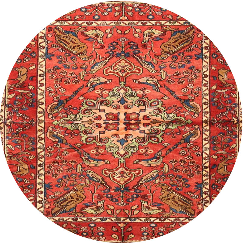 Oriental Indoor Rug, Round 8'