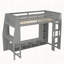 Lit mezzanine avec bureau Wood-2100354963