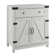 Marckson Barn Door Accent Cabinet with Drawer Storage