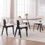 Chaises d'appoint rembourrées avec pieds en bois massif-142459878-142459879
