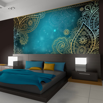 Oriental Wings Wall Mural