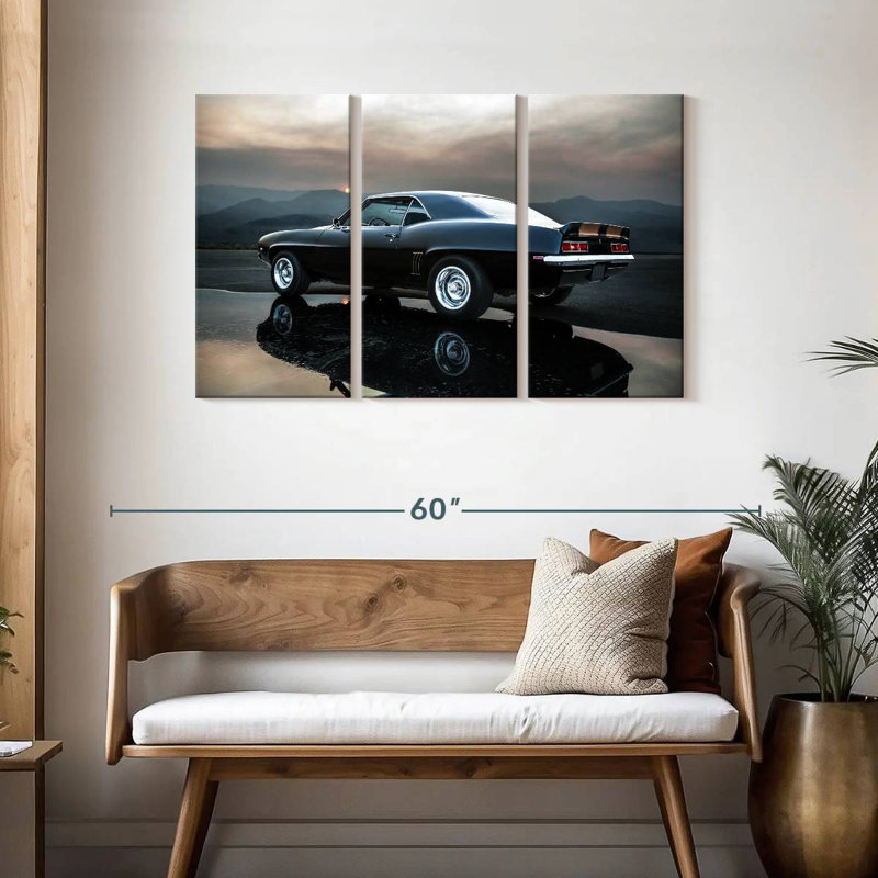 Mehar Muscle Car, 28" H x 45" W
