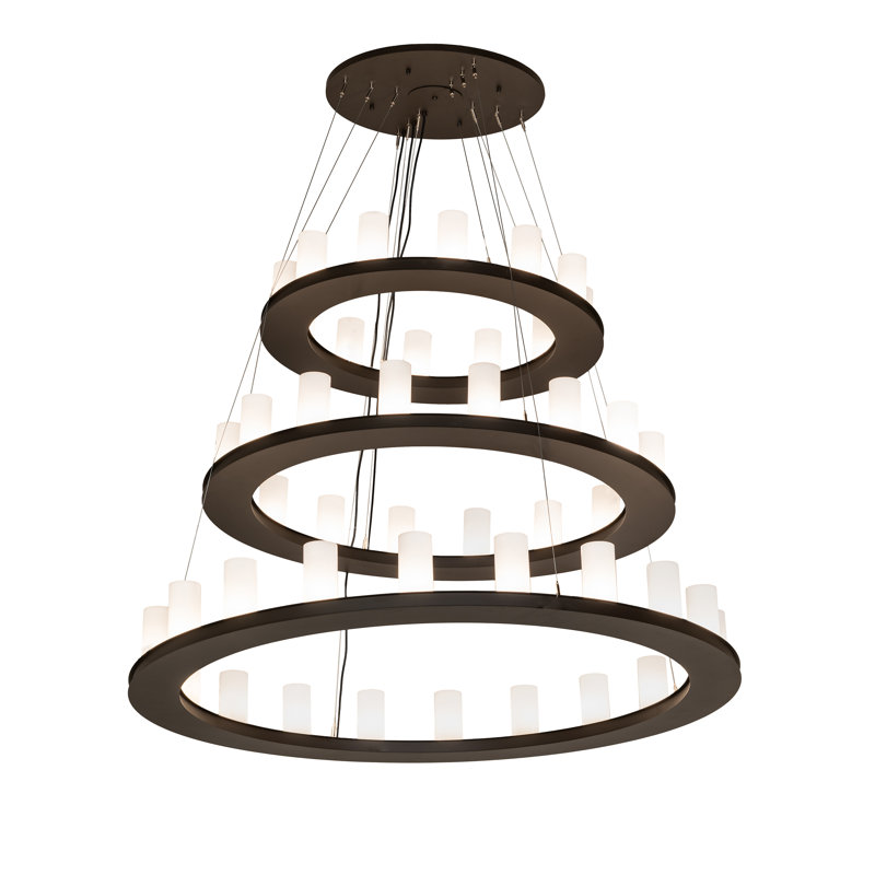 Lustre empire 48 lumières style bougie Loxley