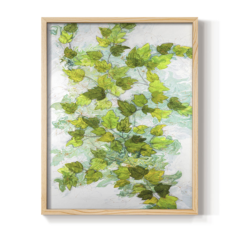 Ivy Framed Print - Solid Wood