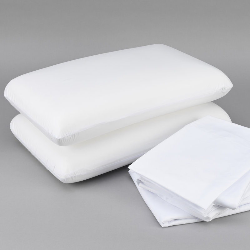 Cooled King Bedding - Pillows, Microfiber Sheets, 5 Mattress Protection With Cooling Feature Sheet , Protector For A Restful Night