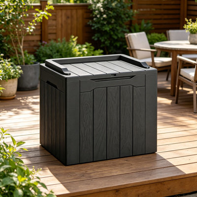 30 Gallon Resin Waterproof Deck Box