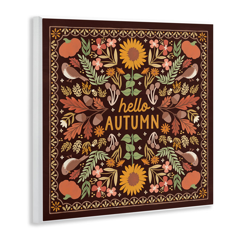 «Hello Autumn on Brown» par Laura Marshall