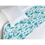 Chemise de lit Ambesonne Winter à porter dans le froid turquoise foncé et blanc-106937681