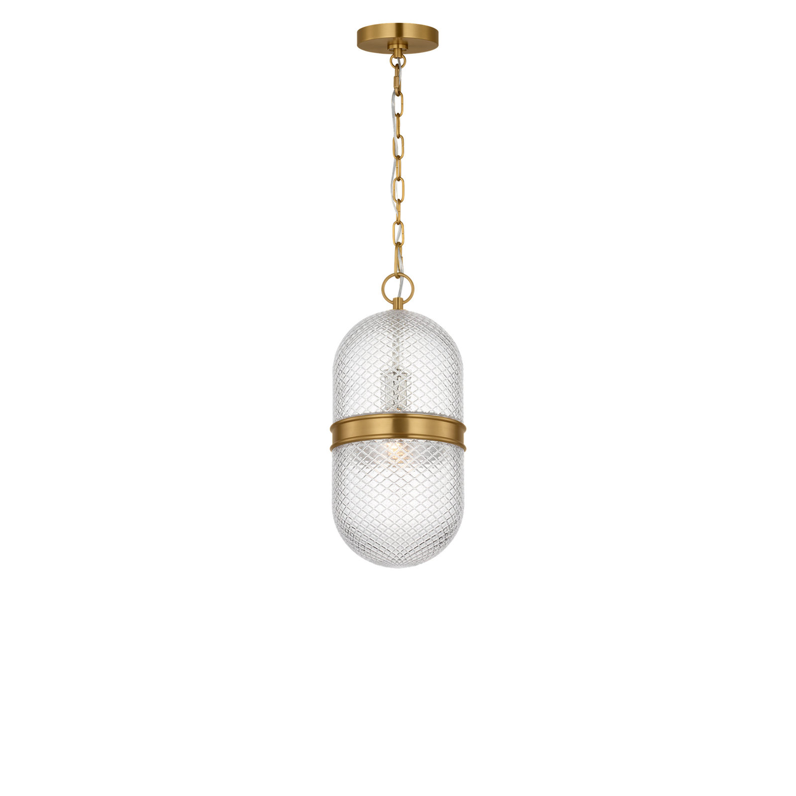 Curryville Pendant Light, Burnished Brass