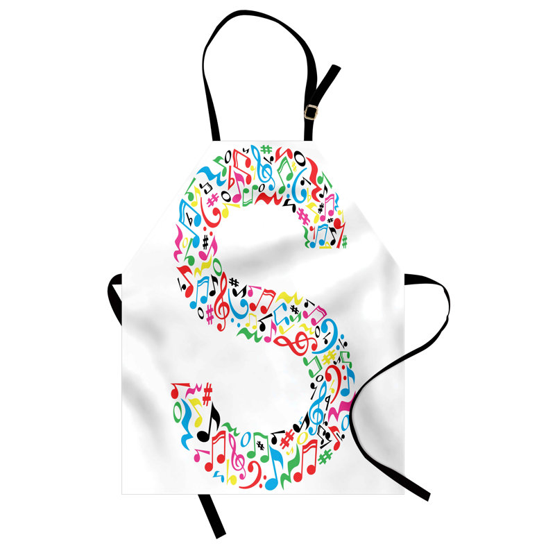 No Pattern Bib Apron, S